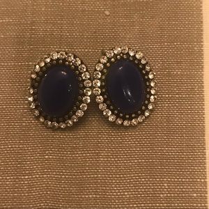 Blue Earrings w/Halo